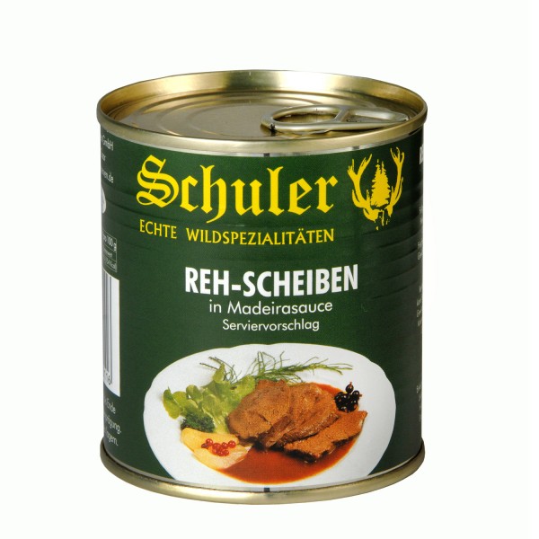 Reh-Scheiben in Madeirasauce